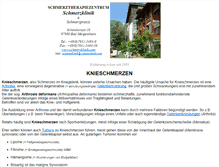 Tablet Screenshot of knieschmerzen.net
